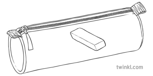 Pencil Case раскраска для детей