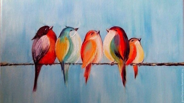 Закат карандашом