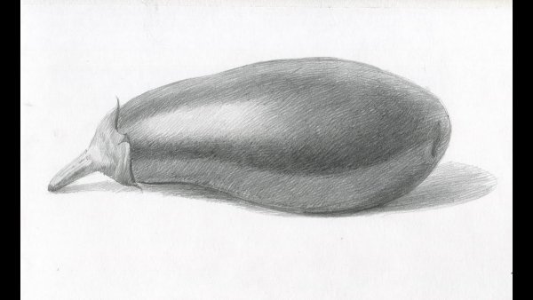 Баклажан раскраска для детей