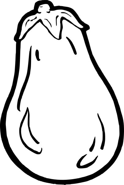 Баклажан для раскрашивания