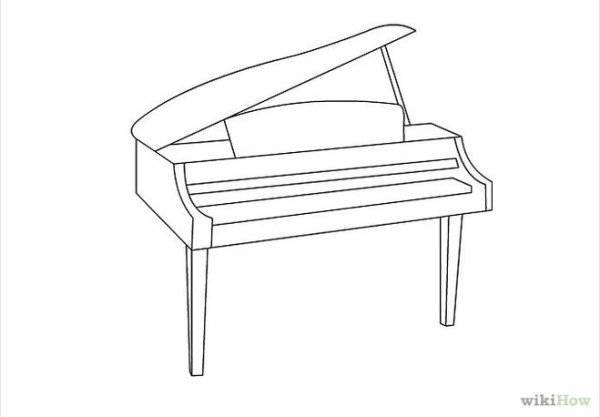 Пианино для рисования