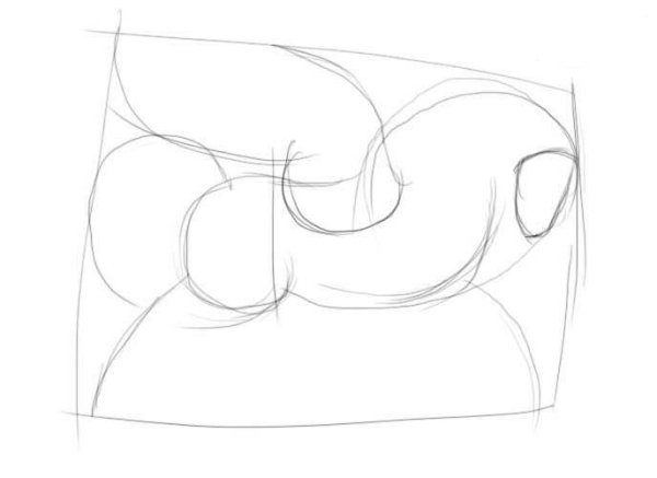 АМОГУС рисунок карандашом