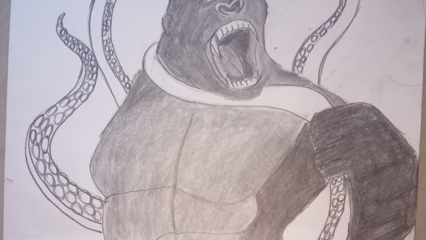Срисовка Кинг Конга