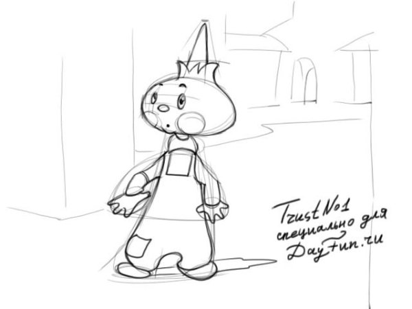 Чиполлино рисунок