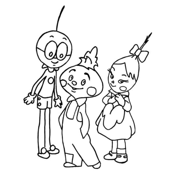 Чиполлино раскраска Чиполлино