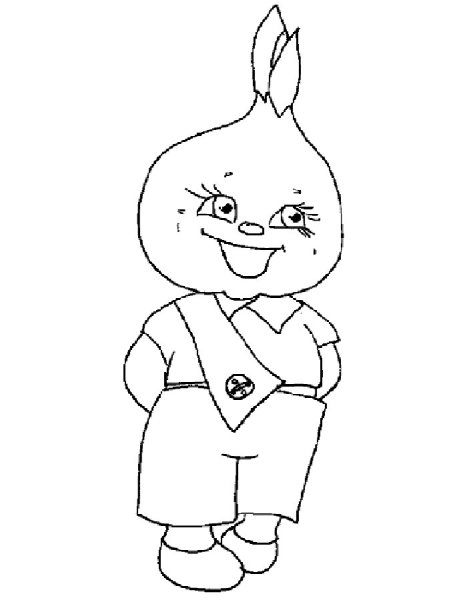 Чиполлино рисунок