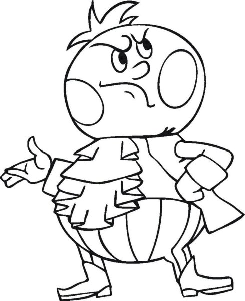 Герои Чиполлино раскраска