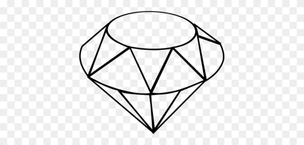 Алмаз рисунок карандашом
