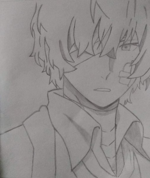 Дадзай Осаму легкий арт