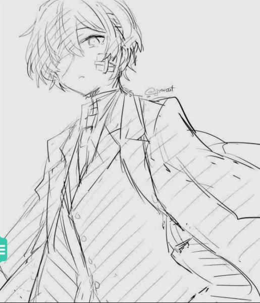 Осаму Дадзай Наброски