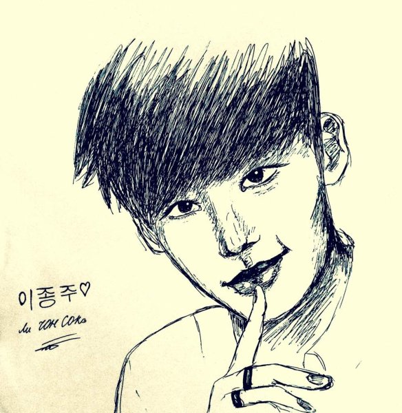 Ли Чон сок для срисовки