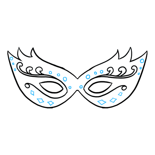 Рисование карнавальных масок