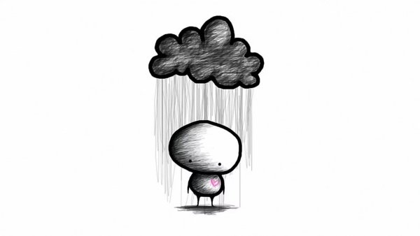 Грустные рисунки