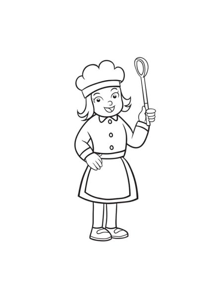 Строитель раскраска для детей