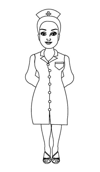 Разные профессии раскраска