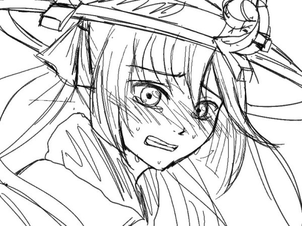 Раскраска Геншин Импакт Гань Юй