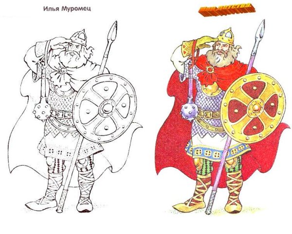 Изображения древнерусских воинов