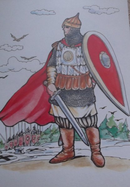 Князь Александр Невский раскраска