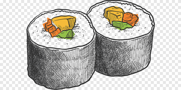 Роллы рисунок