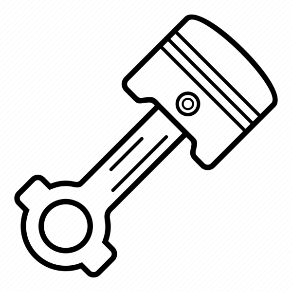 Поршень контур