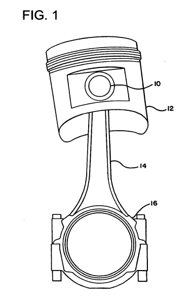 Эскиз поршневого пальца поршня ВАЗ-343