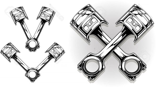 Поршни эскиз тату