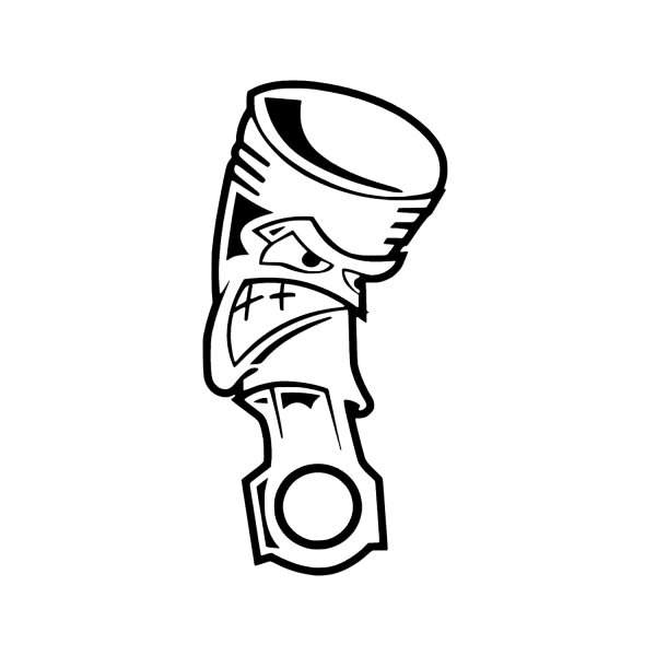 Поршень наклейка