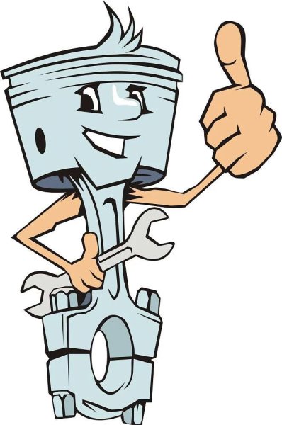 Мультяшный поршень