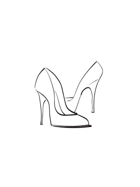 Туфли зарисовка