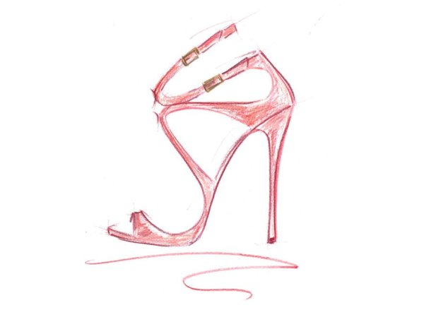 Туфли женские Наброски