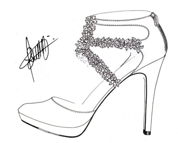 Туфли для рисования