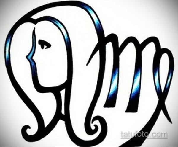 Знак зодиака Дева рисунок