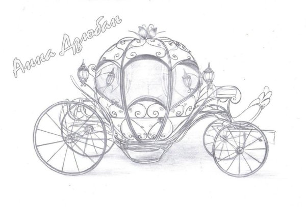 Для детей контур карета