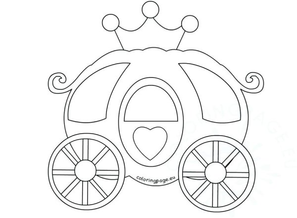 Трафарет для кареты из тыквы