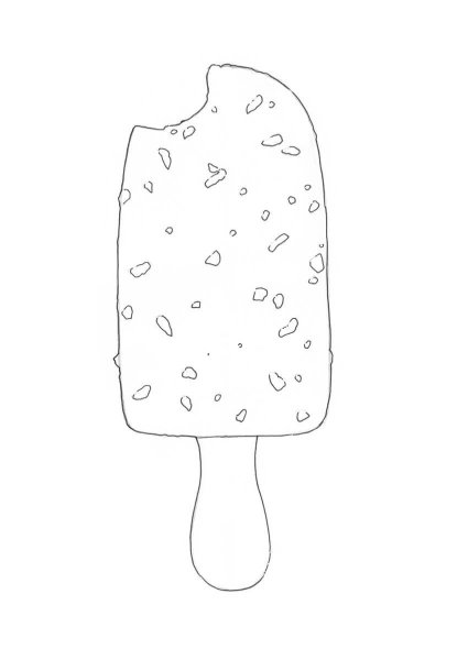 Эскимо раскраска