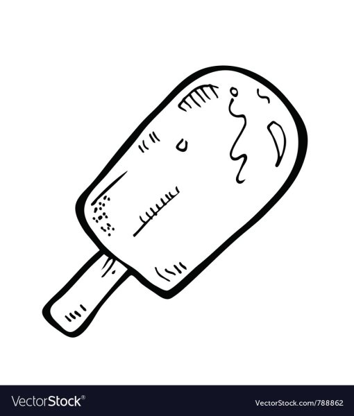 Эскимо рисунок вектор