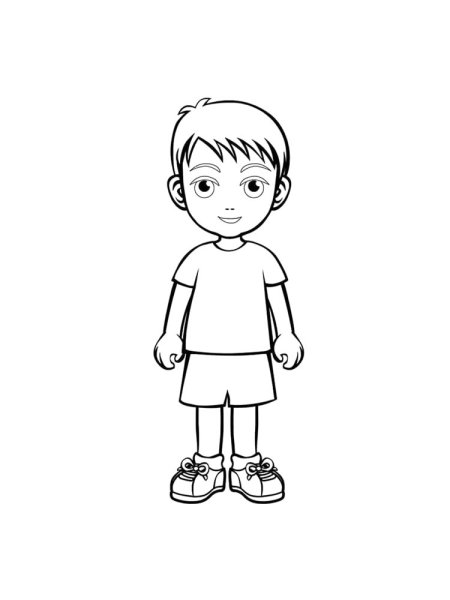 Мальчик карандашом