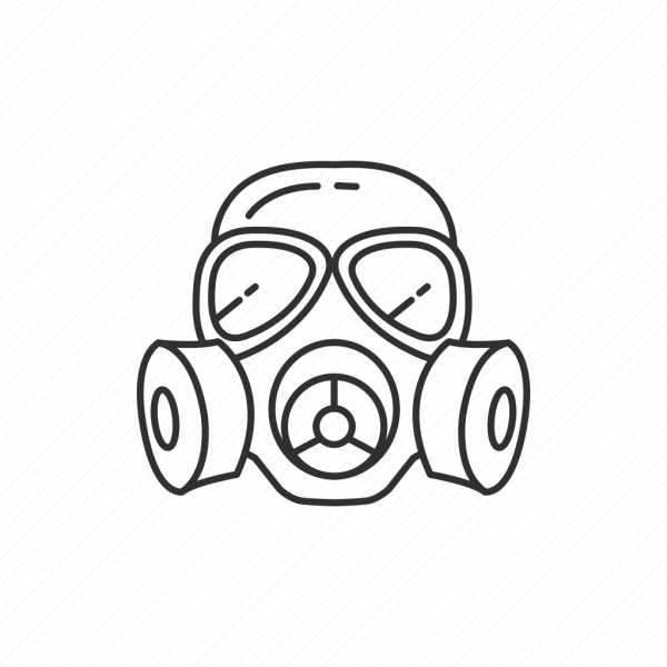 Противогаз раскраска