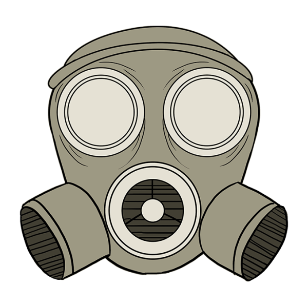 Противогаз мультяшный