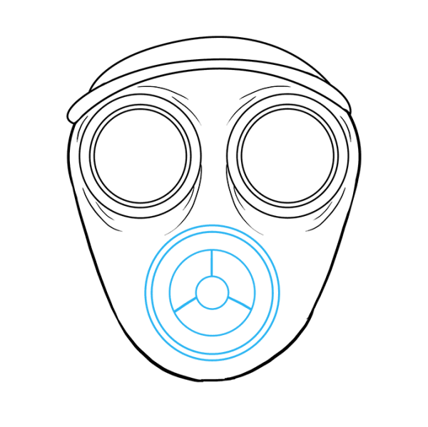 Противогаз распечатка