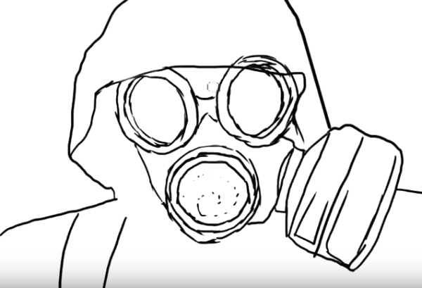 Сталкер для срисовки