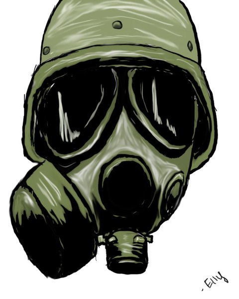 Противогаз мультяшный