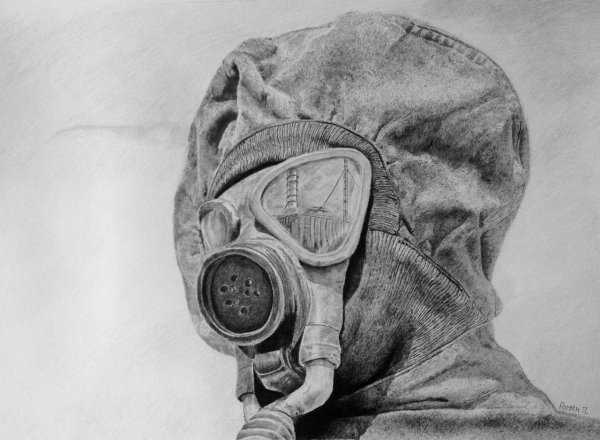 Противогаз карандашом