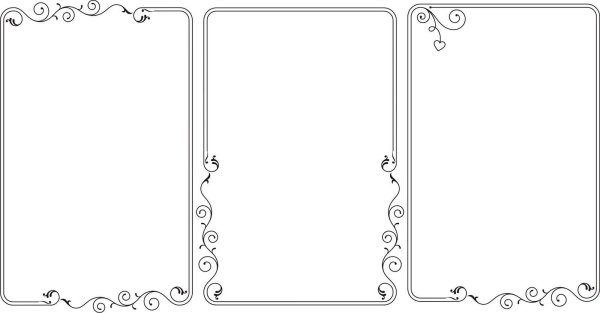 Красивые рамки для буклетов