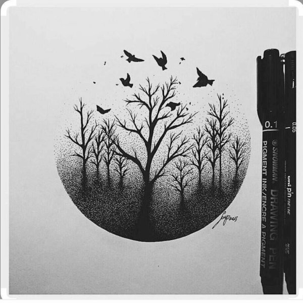 Рисунки для скетчбука лёгкие