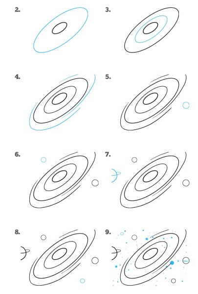 Черная дыра раскраска