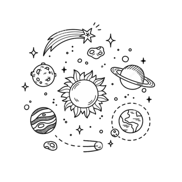 Галактика Млечный путь рисунок