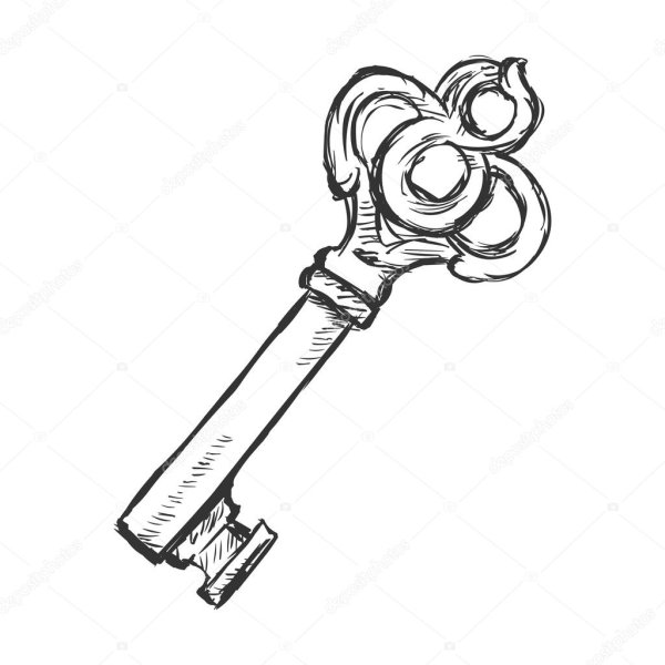 Ключ карандашом