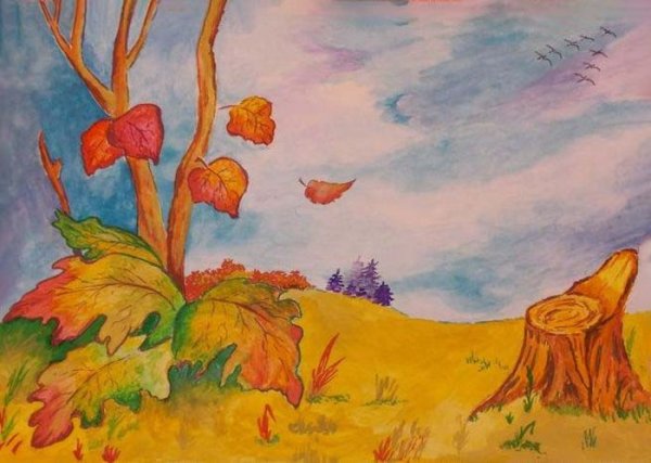 Рисунок осень