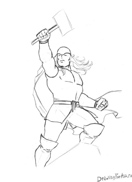 Рисунок тора карандашом